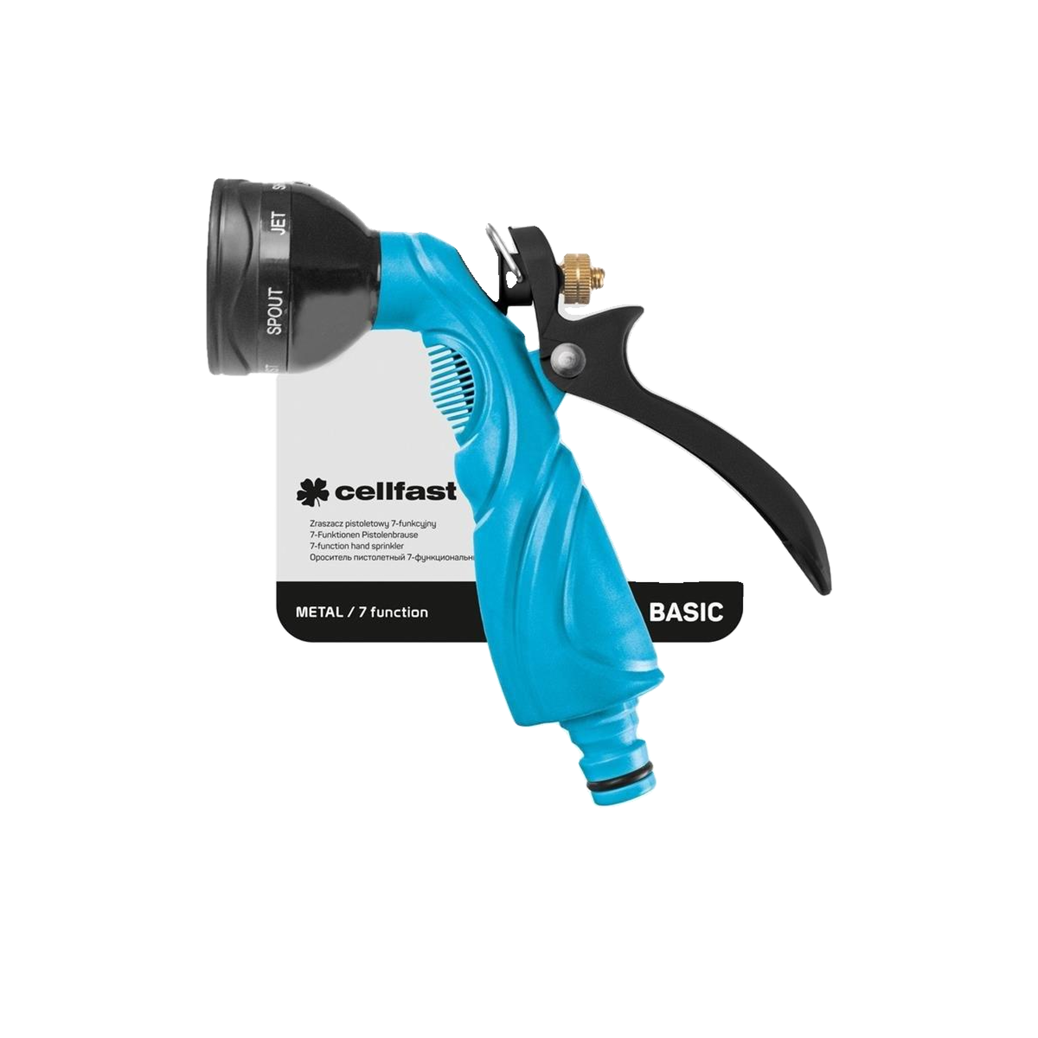 Voir la diapositive 3 : Cellfast Pistolet d'arrosage Cellfast 52-320 7 fonctions
