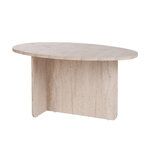 Habitat et Jardin Table basse en bois  Orba  - 120 x 65 x 40 cm - Travertin