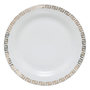 Voir la diapositive 1 : SECRET DE GOURMET Lot de 6 Assiettes Plates  Aya  27cm Blanc