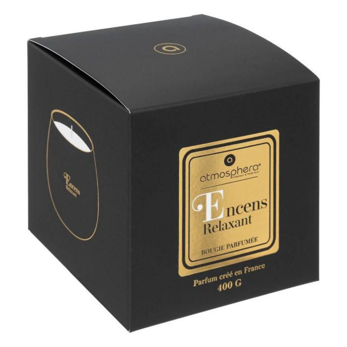 ATMOSPHERA Bougie Parfumée  Arlo  400g Encens