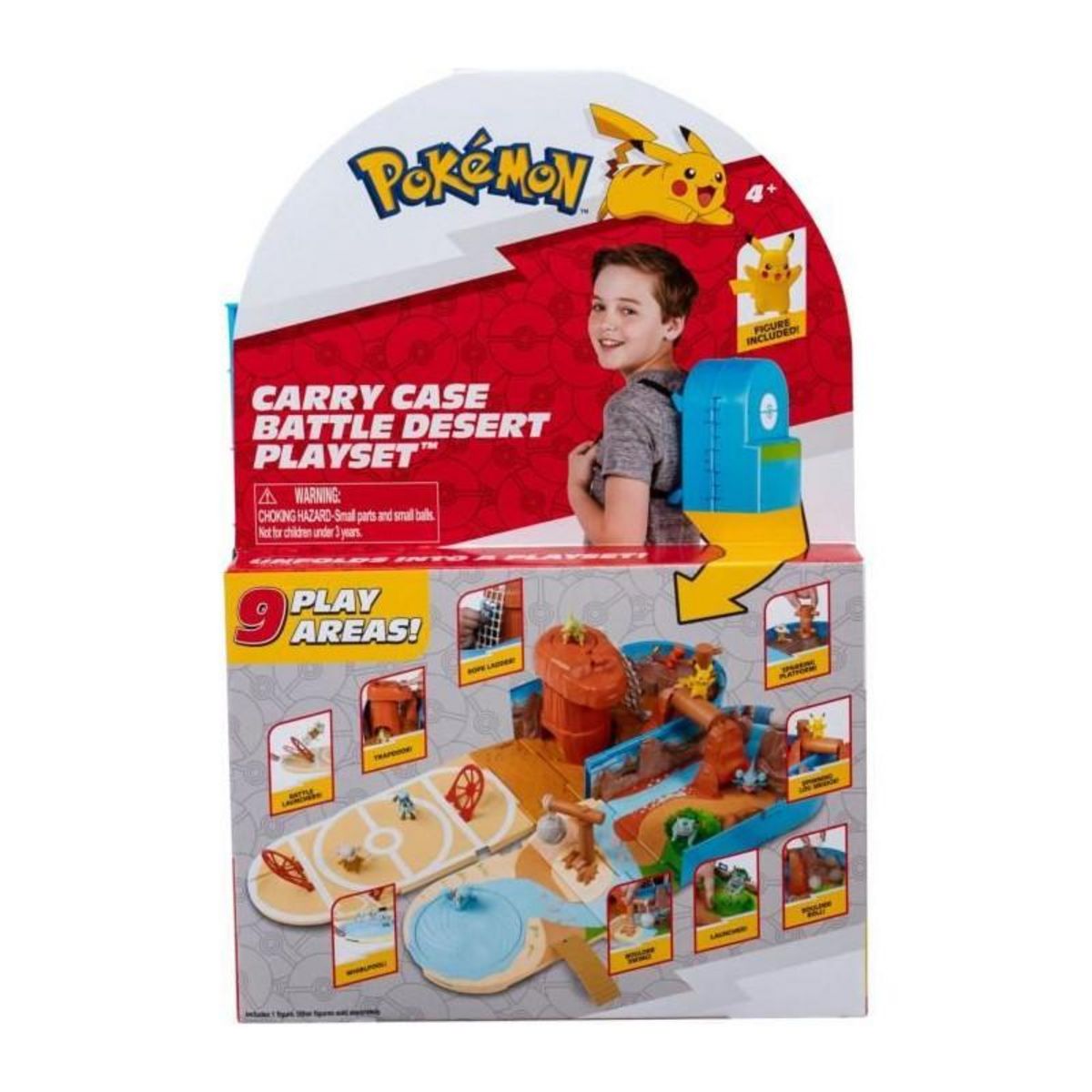 BANDAI Sac a dos du dresseur Désert - BANDAI - Pokémon - Univers de jeu Pokémon transportable