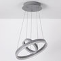 Voir la diapositive 6 : Paris Prix Suspension en Métal Led  Plaox  120cm Gris