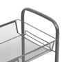 Voir la diapositive 5 : VIDAXL Chariot de cuisine a 4 niveaux Gris 46x26x85 cm Fer