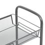 Voir la diapositive 5 : VIDAXL Chariot de cuisine a 4 niveaux Gris 46x26x85 cm Fer
