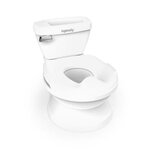 MARKET24 INGENUITY Mini Toilette enfant avec Réducteur de Toilette inclus, Chasse d'eau musicale et rangement lingette intégré blanc
