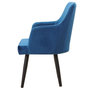 Voir la diapositive 3 : Paris Prix Lot de 2 Chaises en Velours  Gitega  82cm Bleu
