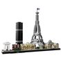 Voir la diapositive 2 : LEGO LEGO Architecture 21044 Paris, Ensemble de Construction pour Adultes