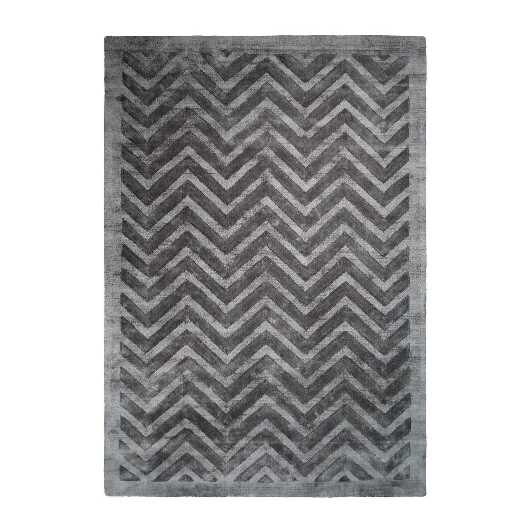 Voir la diapositive 1 : Paris Prix Tapis rayures à poils courts  luxury iv  gris