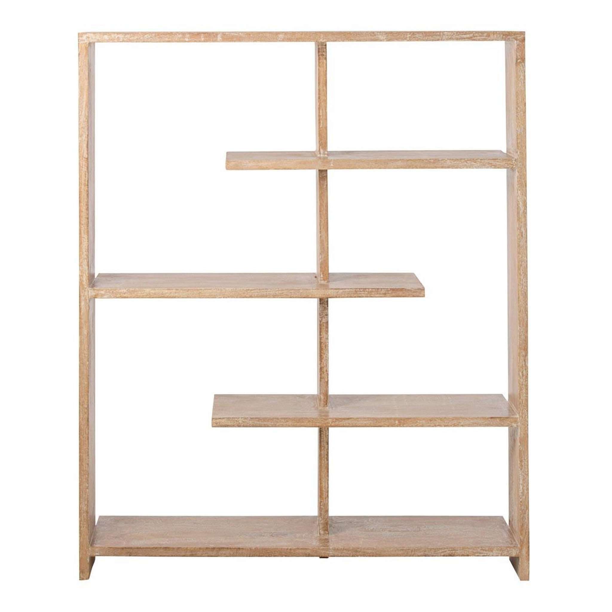 Voir la diapositive 2 : Paris Prix Bibliothèque en bois  manga  146cm blanc cassé