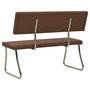 Voir la diapositive 4 : VIDAXL Banc 110 cm Marron Similicuir