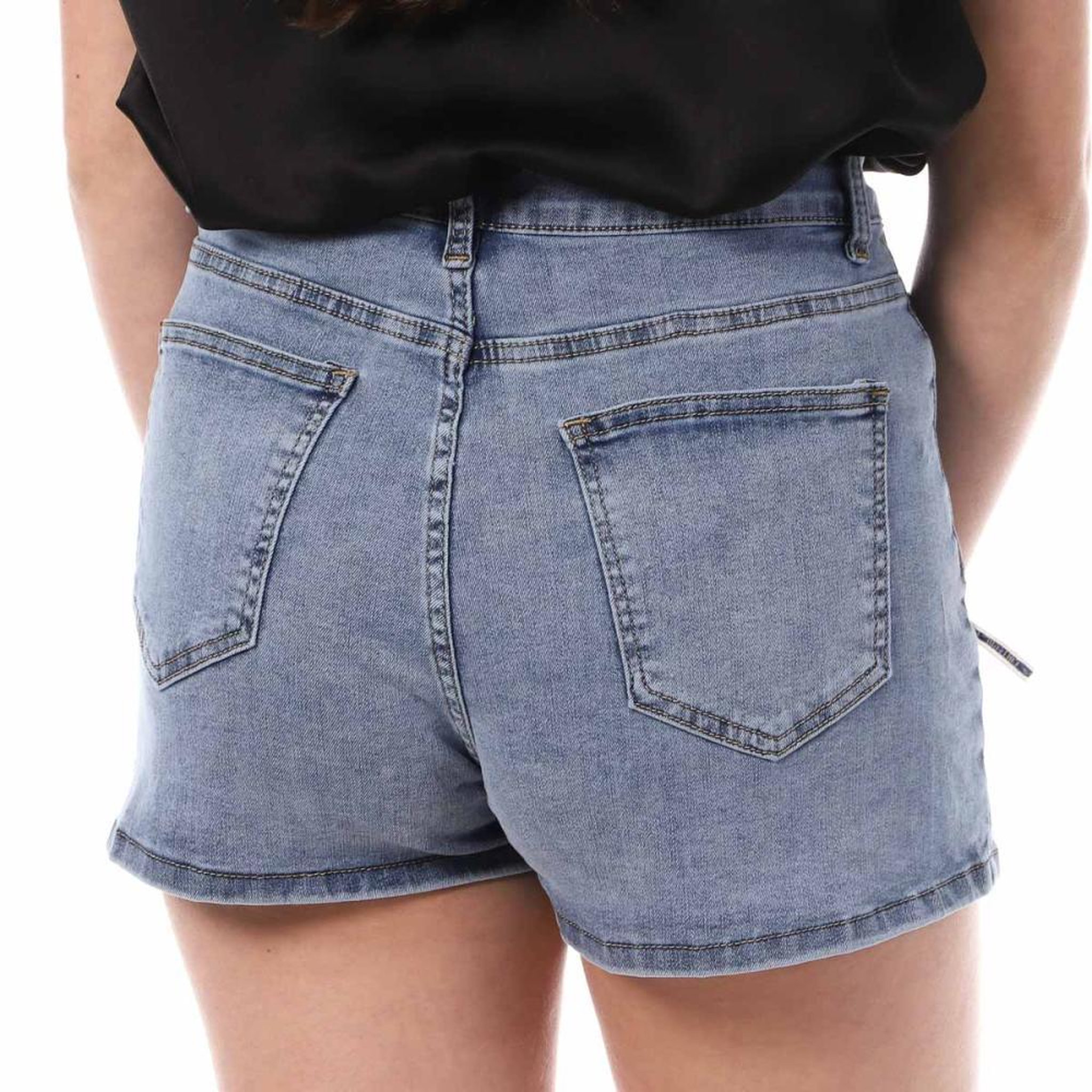 Voir la diapositive 2 : MONDAY PREMIUM Jupe Short en Jean  Femme Monday Premium 383