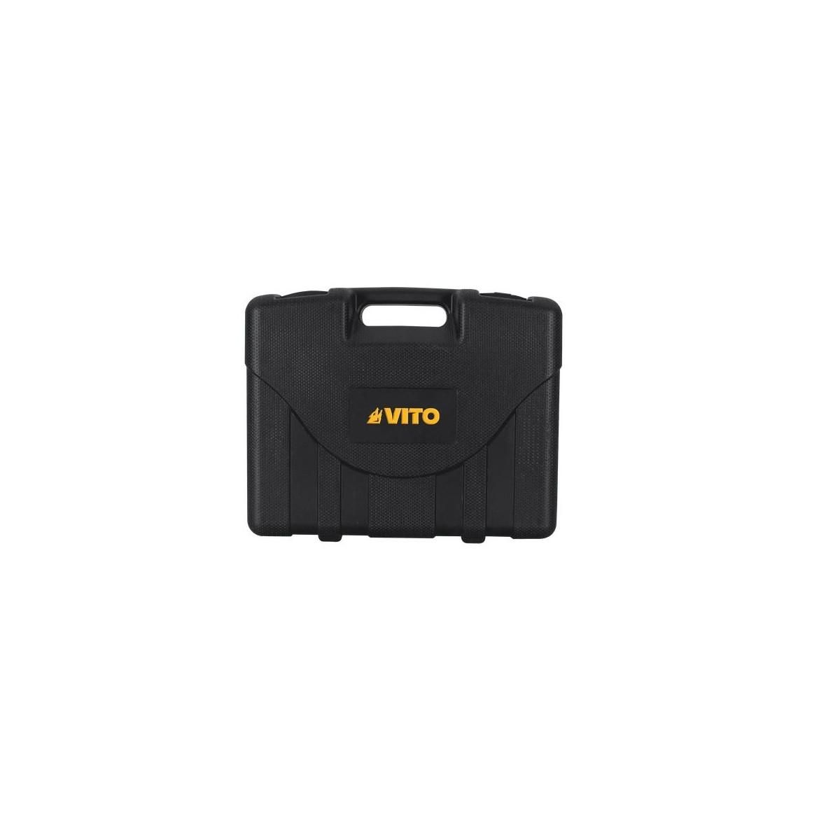 VITO Décapeur thermique 2000W 450° et 600° C Mallette 5 accessoires VITO