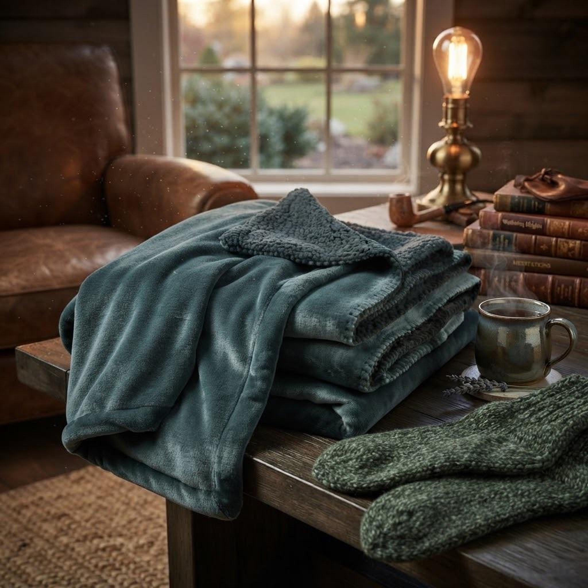 Voir la diapositive 5 : Eden Plaid uni collection douillet design et moderne