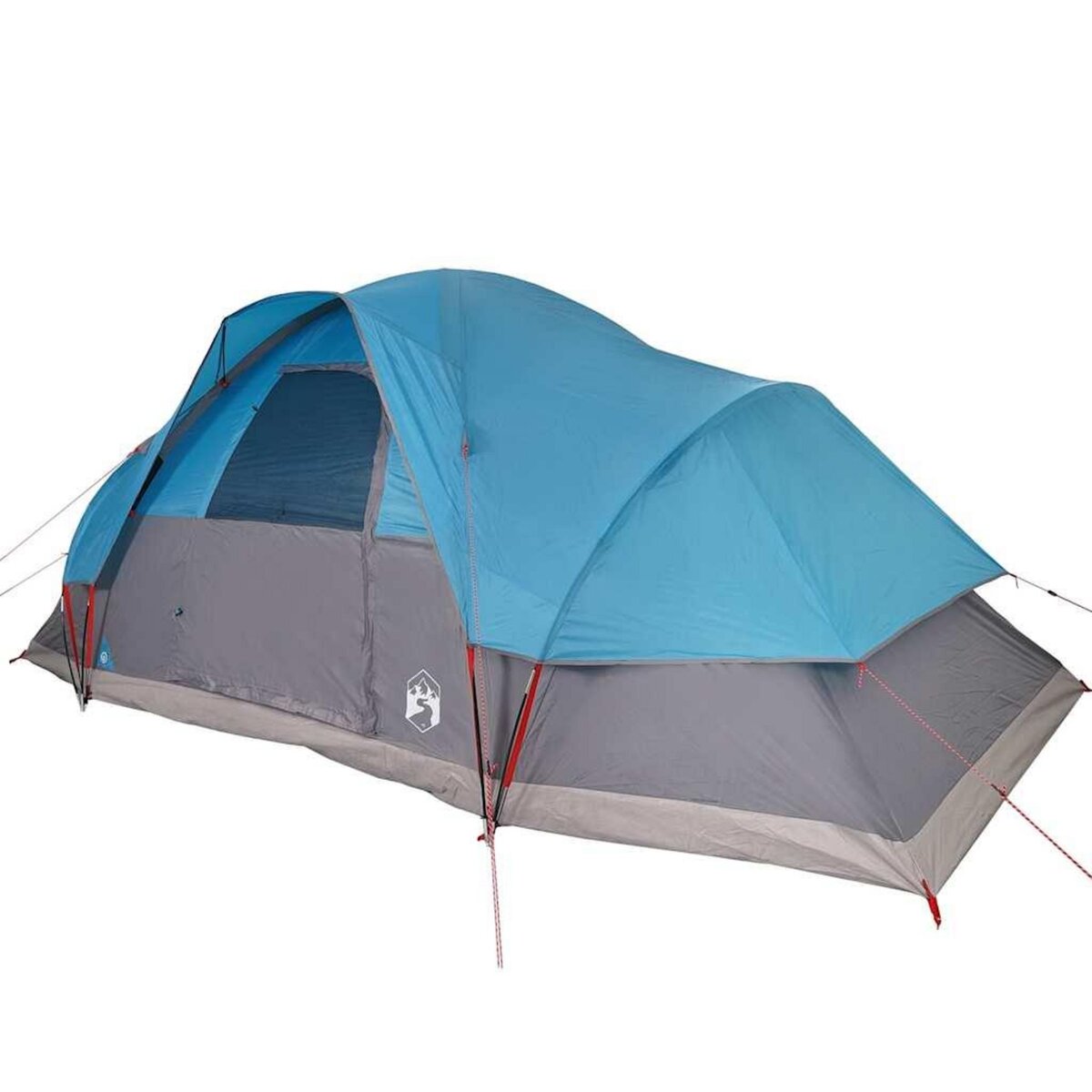 VIDAXL Tente familiale a dome 9 personnes bleu impermeable