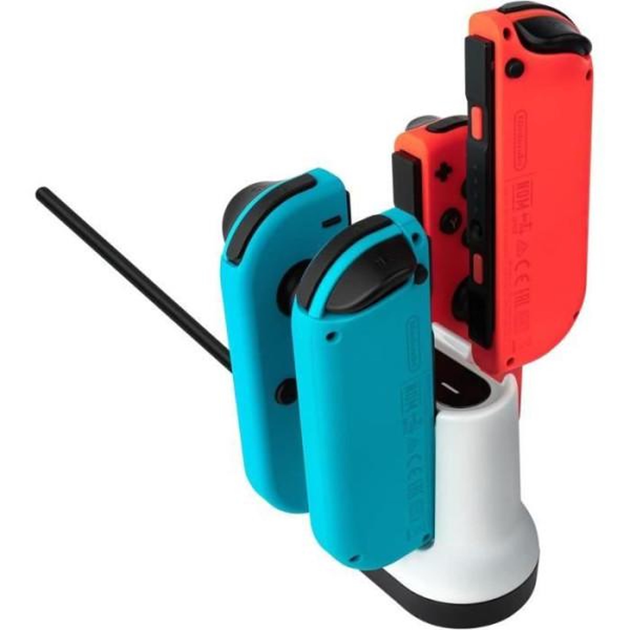 Voir la diapositive 3 : PDP Chargeur - pdp - pour 2 paires de manettes joy-con nintendo switch - blanc