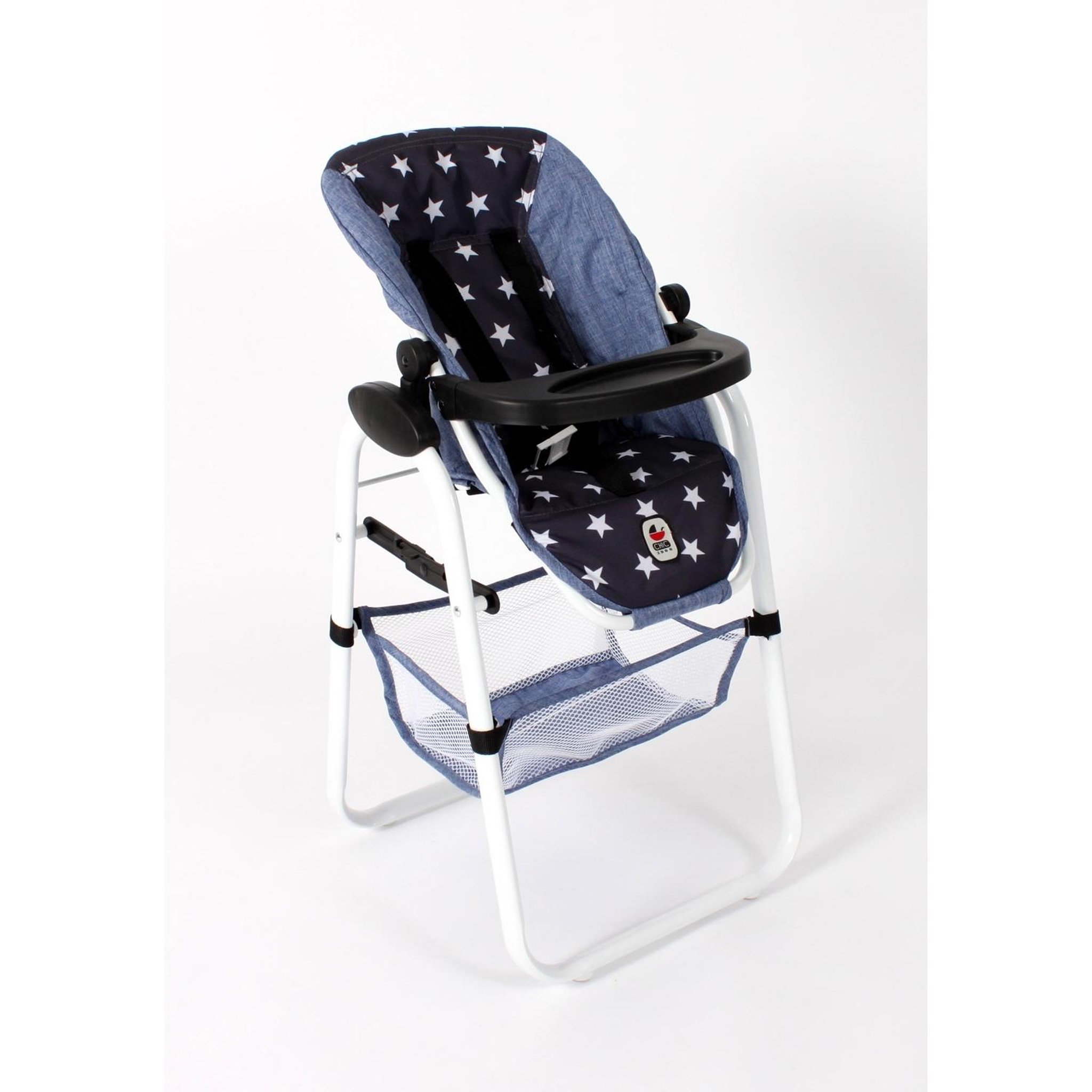 BAYER CHIC 2000 Chaise haute pour poupées Bleu étoiles