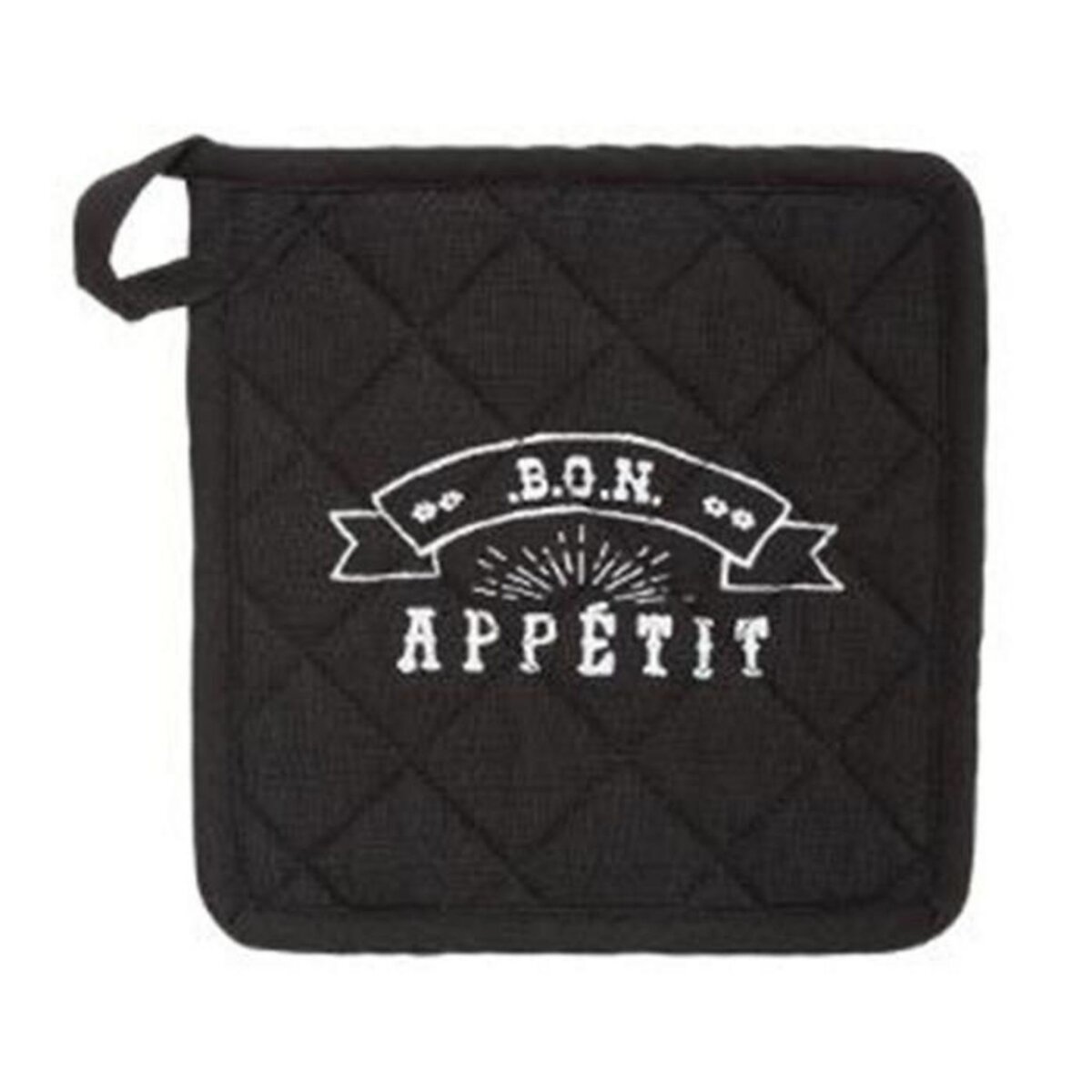 ATMOSPHERA Gant & Manique en Coton  House  32cm Gris