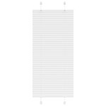 VIDAXL Store plisse blanc 65x100 cm largeur du tissu 64,4 cm polyester