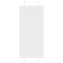 Voir la diapositive 1 : VIDAXL Store plisse blanc 65x100 cm largeur du tissu 64,4 cm polyester
