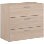 PARISOT Commode - EASY LIFE - 3 tiroirs - Chene - 78,2 x 69,3 x 40,8 - PARISOT