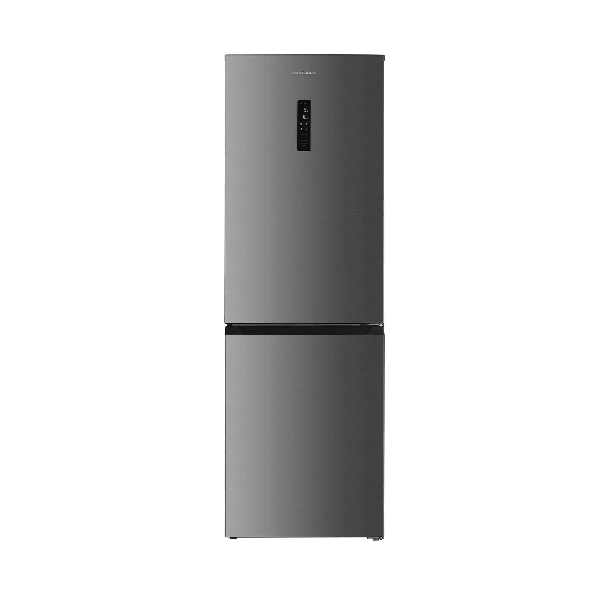 SCHNEIDER Réfrigérateur combiné 323L Inox - SCCB323HDNF-XE