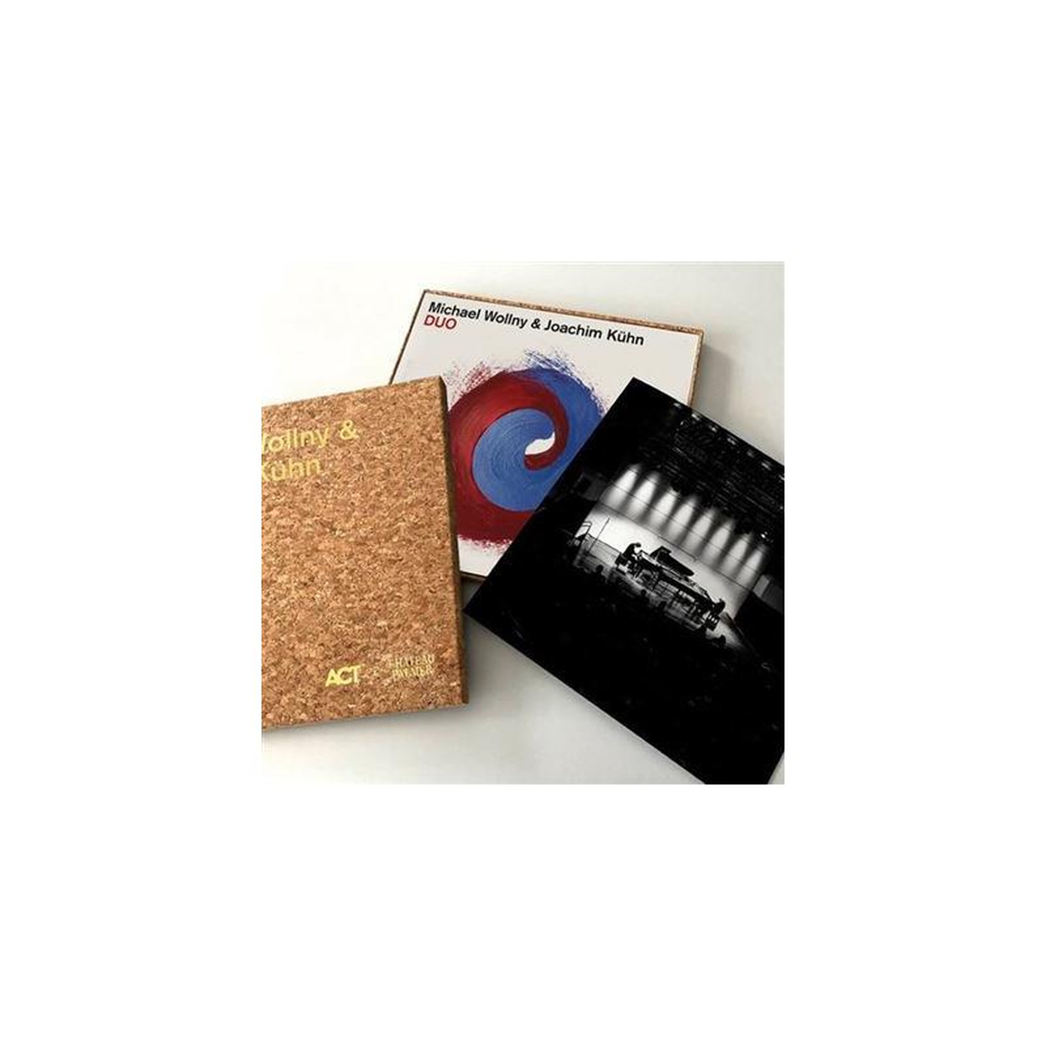 Coffret cadeau duo avec carnet liège jolly & kuhn, carte photo noir et blanc et insert imprimé