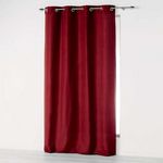 Paris Prix Rideau à Œillets  Absolu  140x260cm Bordeaux