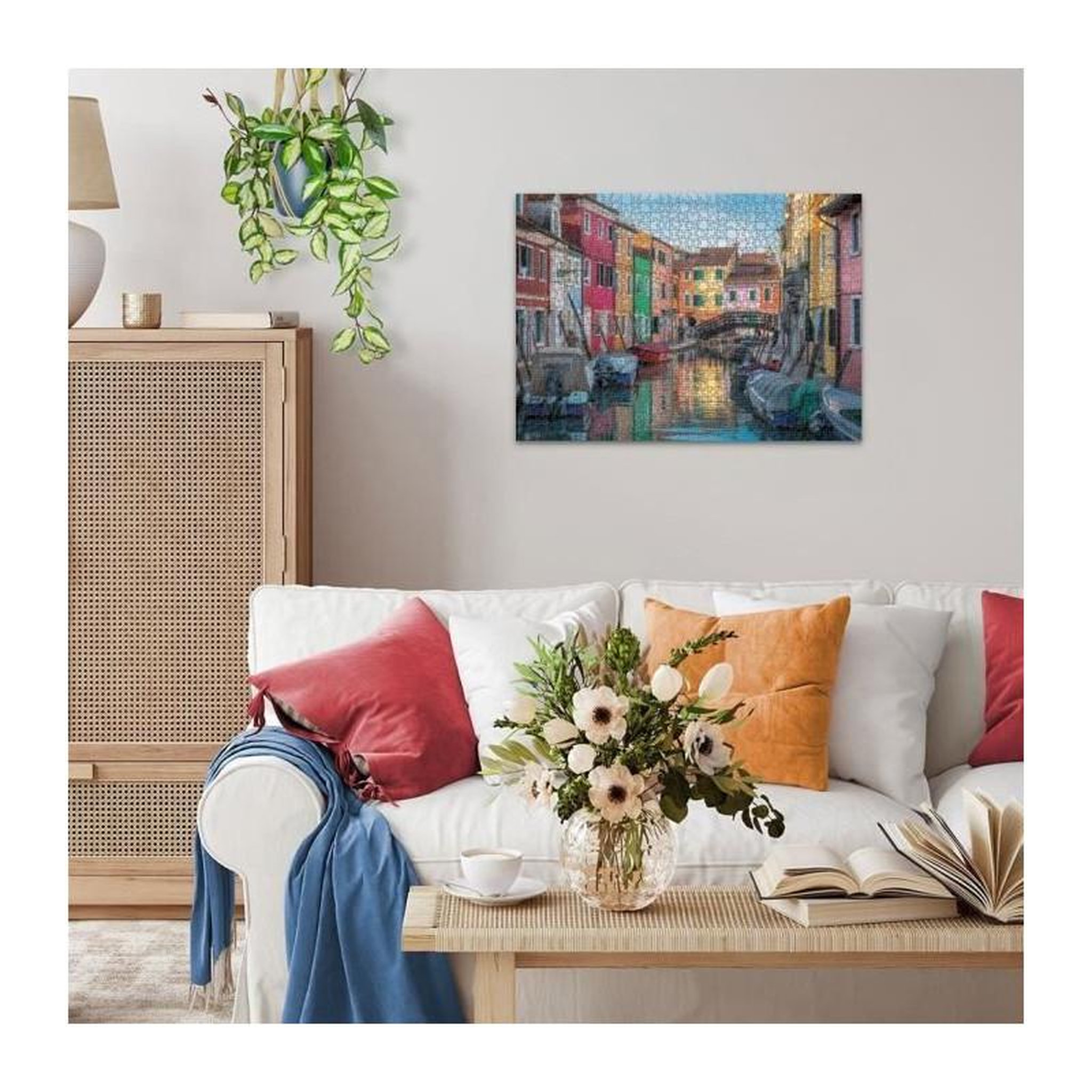 Voir la diapositive 4 : RAVENSBURGER Puzzle 1000 pièces Burano Italie – Paysage coloré – Adultes dès 14 ans – Ravensburger