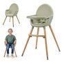 Voir la diapositive 2 : KINDERKRAFT Chaise Haute Fini