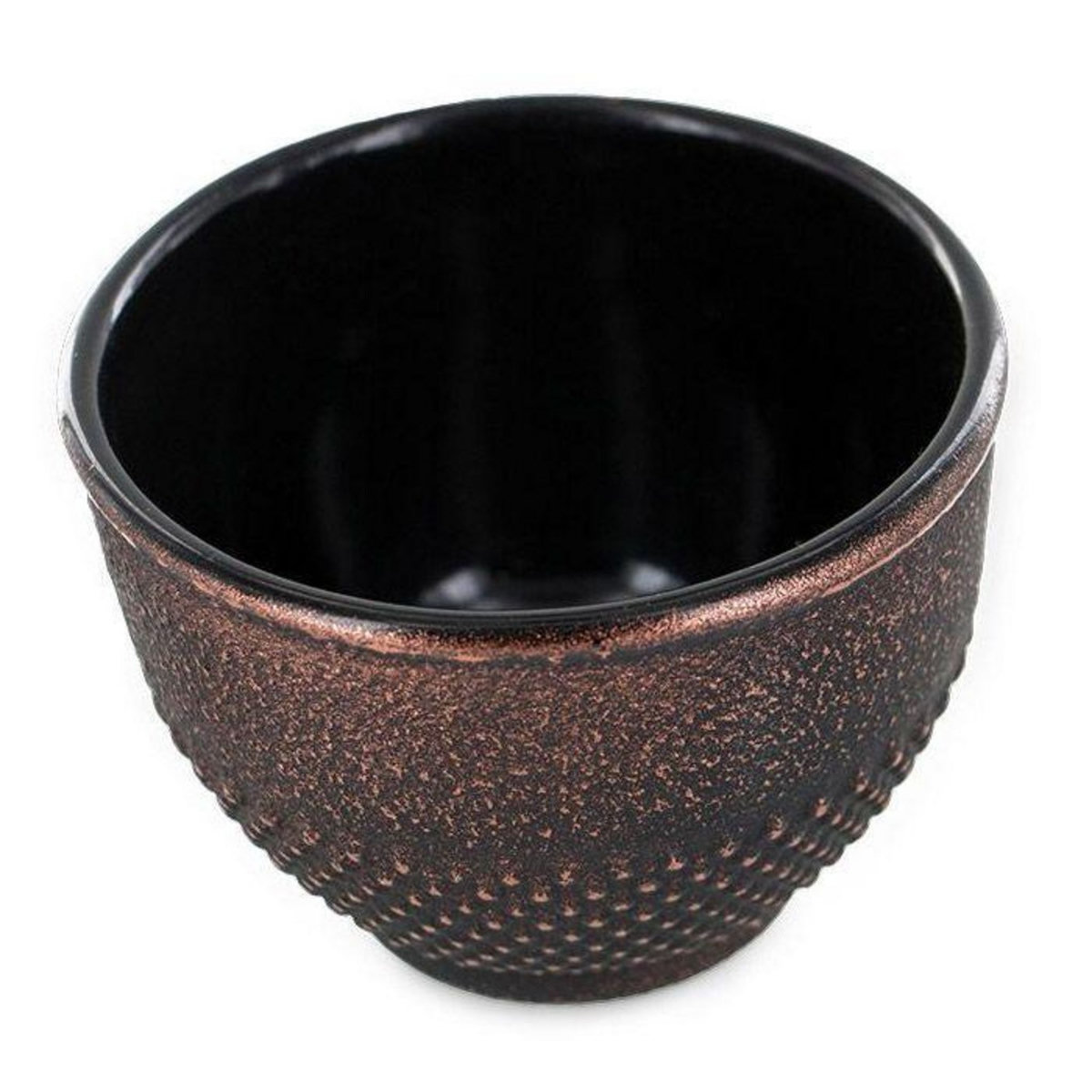 Aromandise Tasse en fonte noir et bronze - 0,15 L