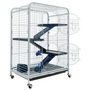 Voir la diapositive 2 : MARKET24 Cage petits rongeurs 64*44*93 cm - TYROL
