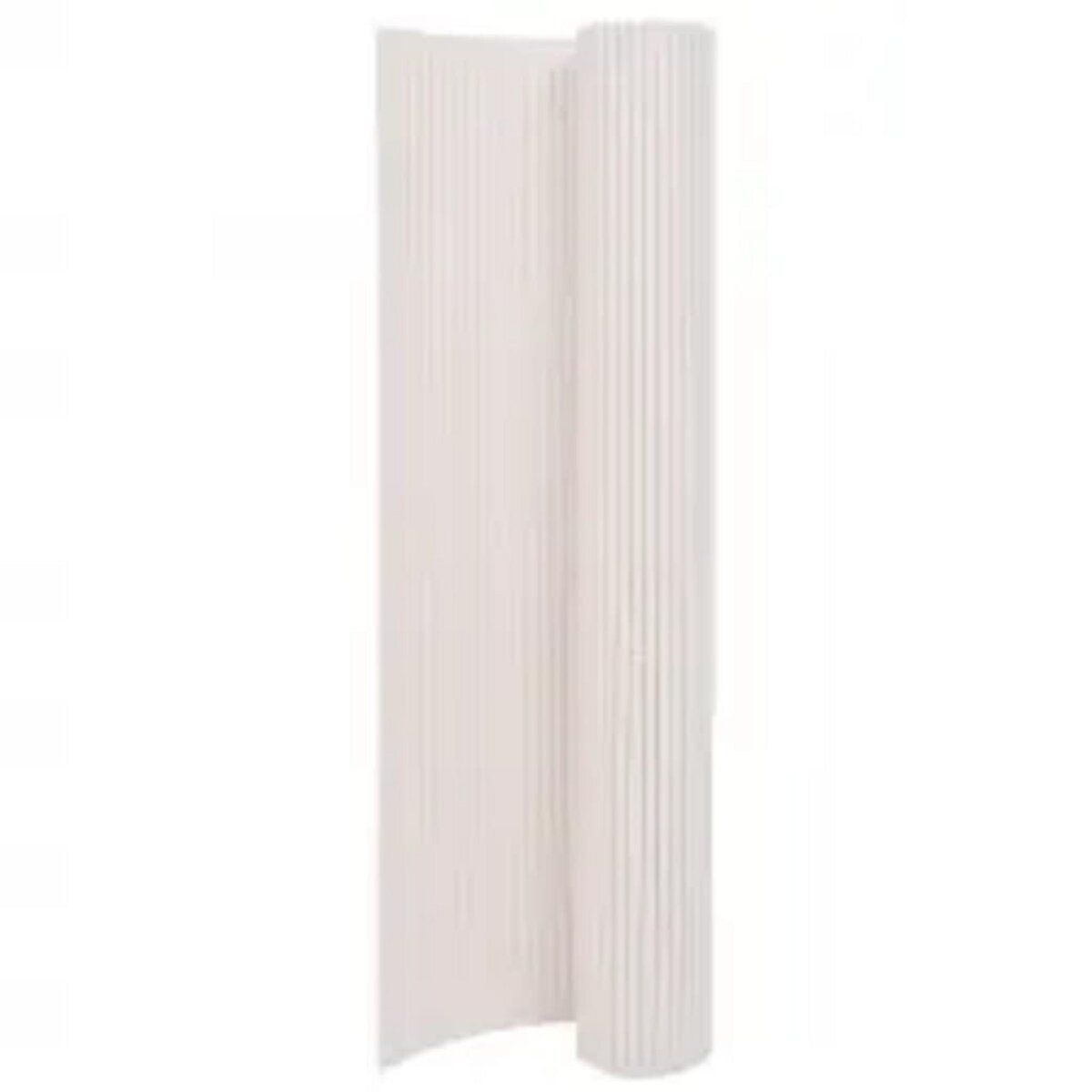 VIDAXL Cloture de jardin double face 110x400 cm Blanc