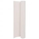 VIDAXL Cloture de jardin double face 110x400 cm Blanc