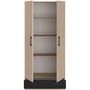 Voir la diapositive 5 : Armoire 2 portes 1 tiroir L78 cm MIA