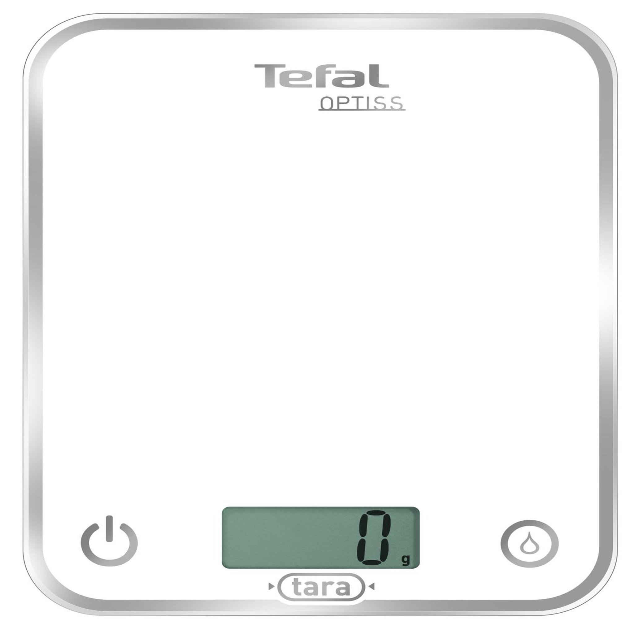Voir la diapositive 2 : TEFAL Balance de cuisine electronique 5kg - 1g blanc - bc5000v0