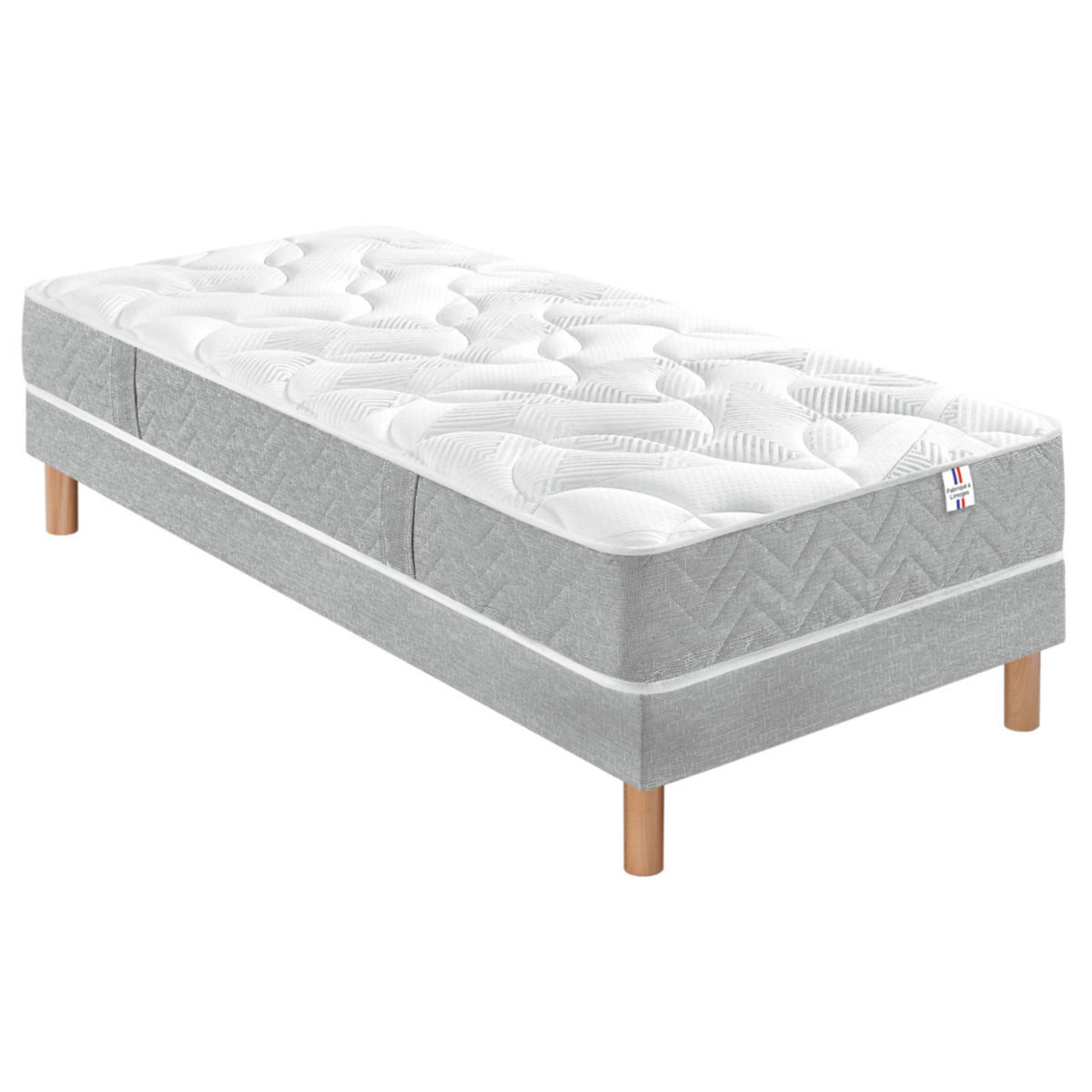 Matelas ressorts ensachés 80x190 cm AUBANCE