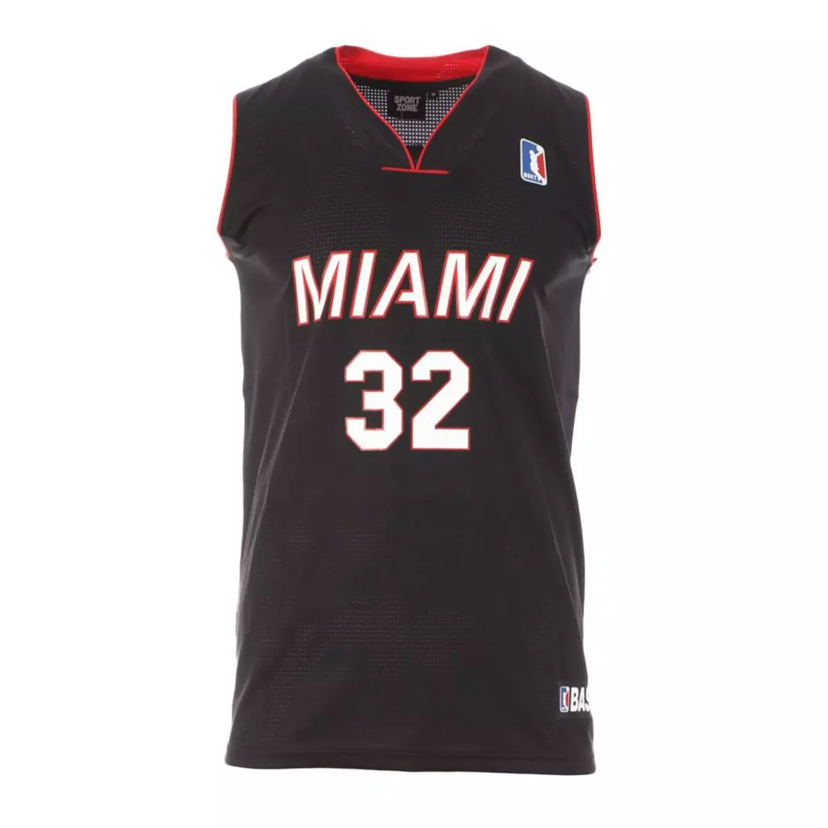  Miami Maillot de basket Noir Homme Sport Zone Miami 32