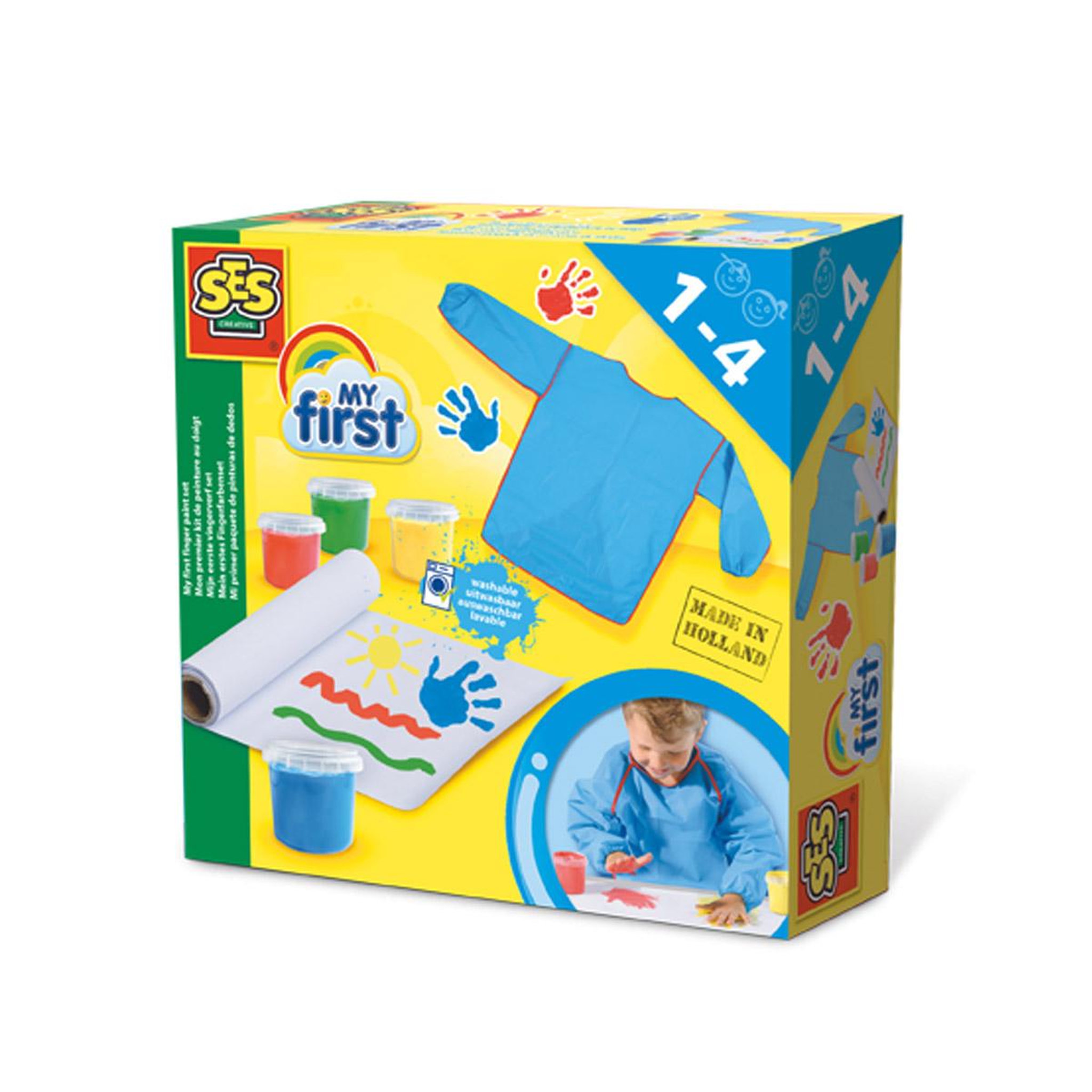 Voir la diapositive 1 : SES Creative My First - mon premier kit de peinture à doigts