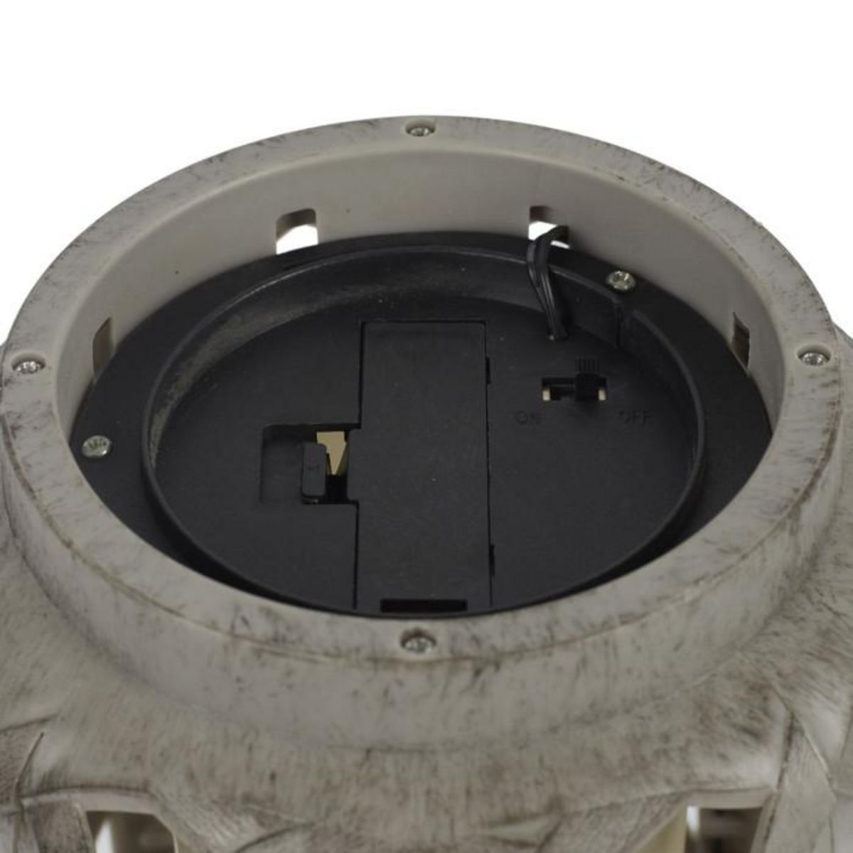 Paris Prix Lampe Solaire Extérieur  Effet Bougie  24cm Marron