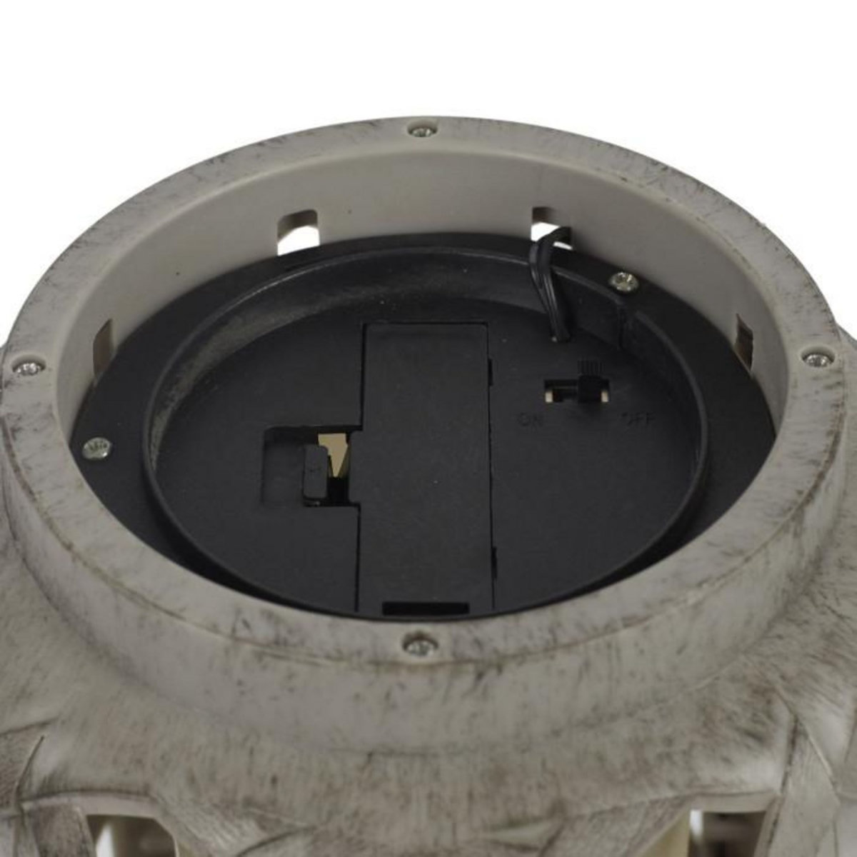 Paris Prix Lampe Solaire Extérieur  Effet Bougie  24cm Marron