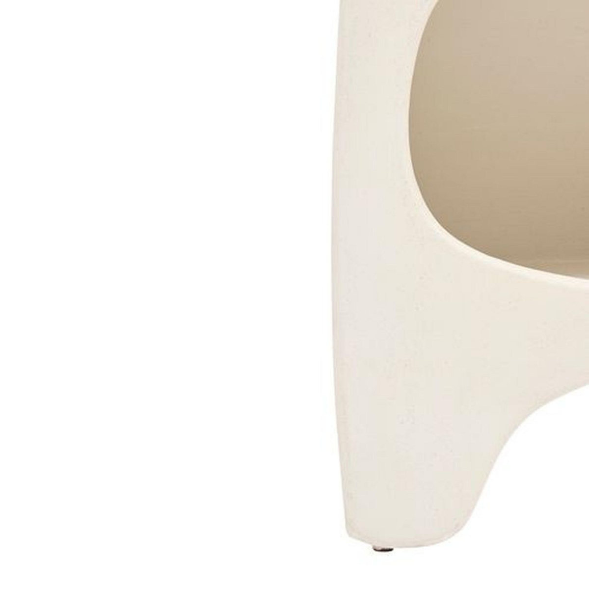 ATMOSPHERA Meuble étagère 6 niches forme organique CHESNI - Ivoire