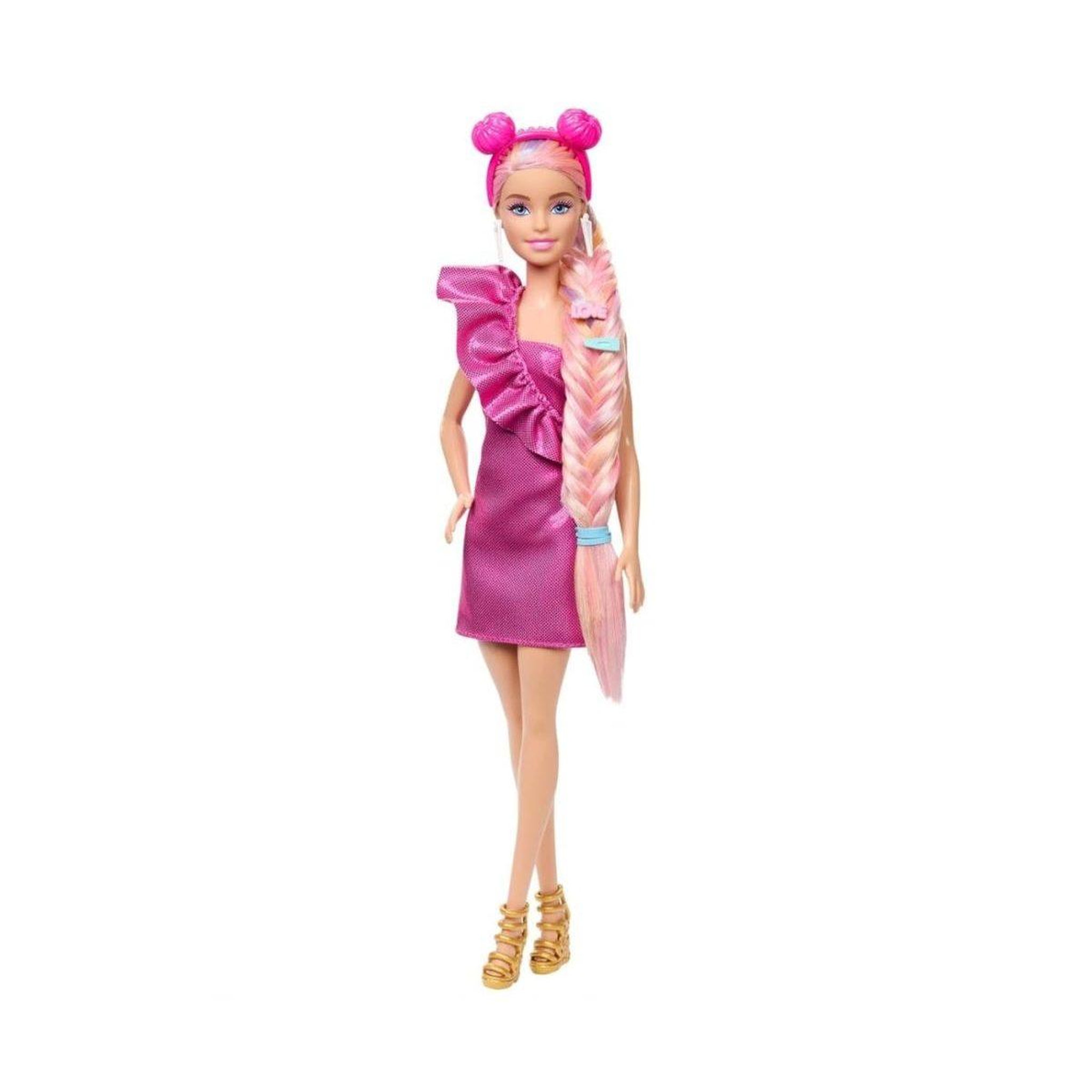Voir la diapositive 4 : MATTEL Poupée barbie  jdc85 totally hair - cheveux longs à coiffer