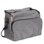 Paris Prix Sac Lunch Déco  Zippé  28cm Gris