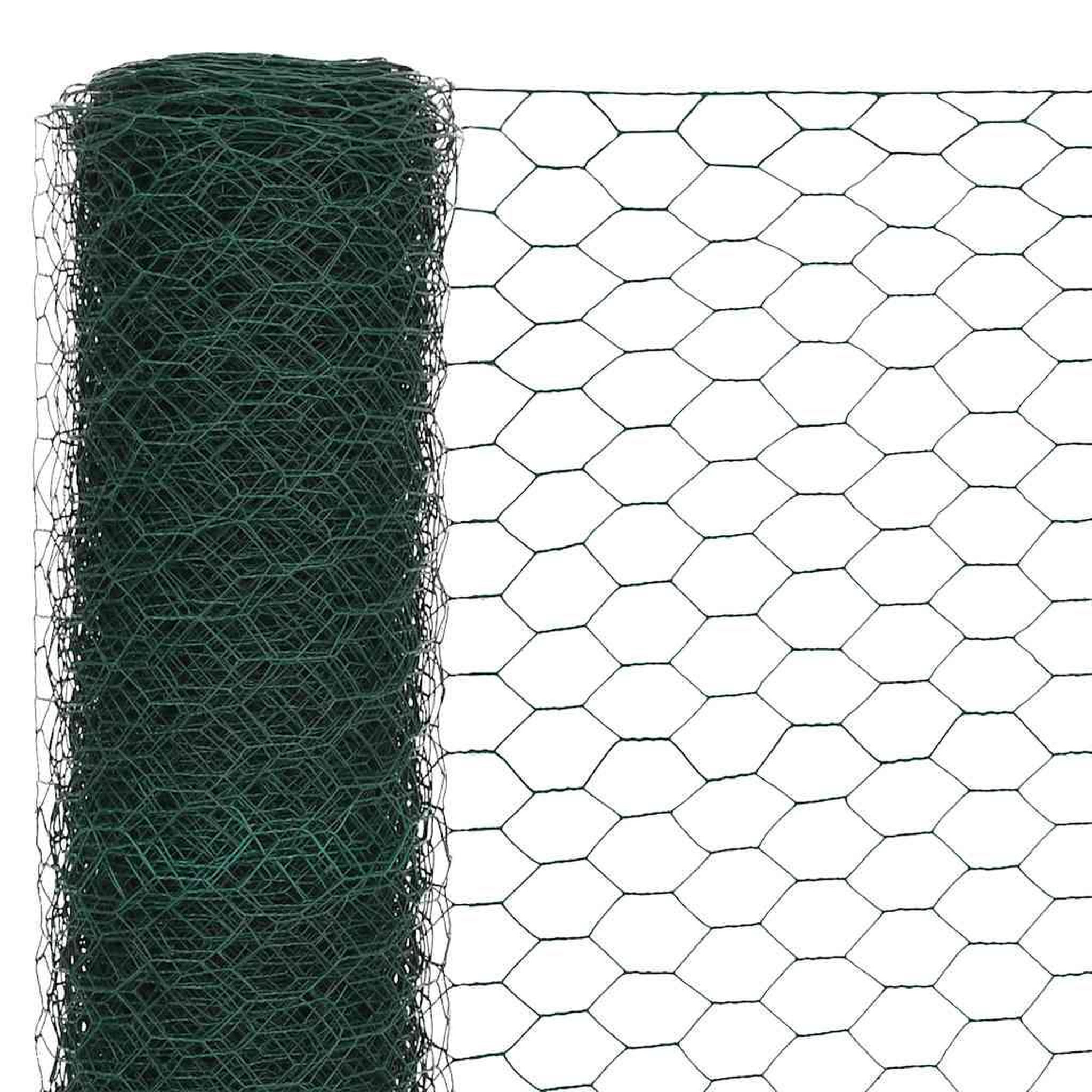 Voir la diapositive 3 : VIDAXL Grillage Acier avec revetement en PVC 25x1,5 m Vert