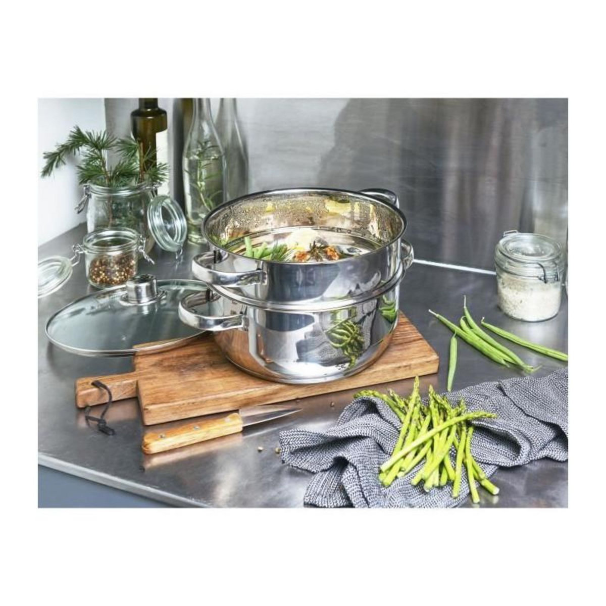 BAUMALU Combiné vapeur BAUMALU - 24 cm - 2 corps