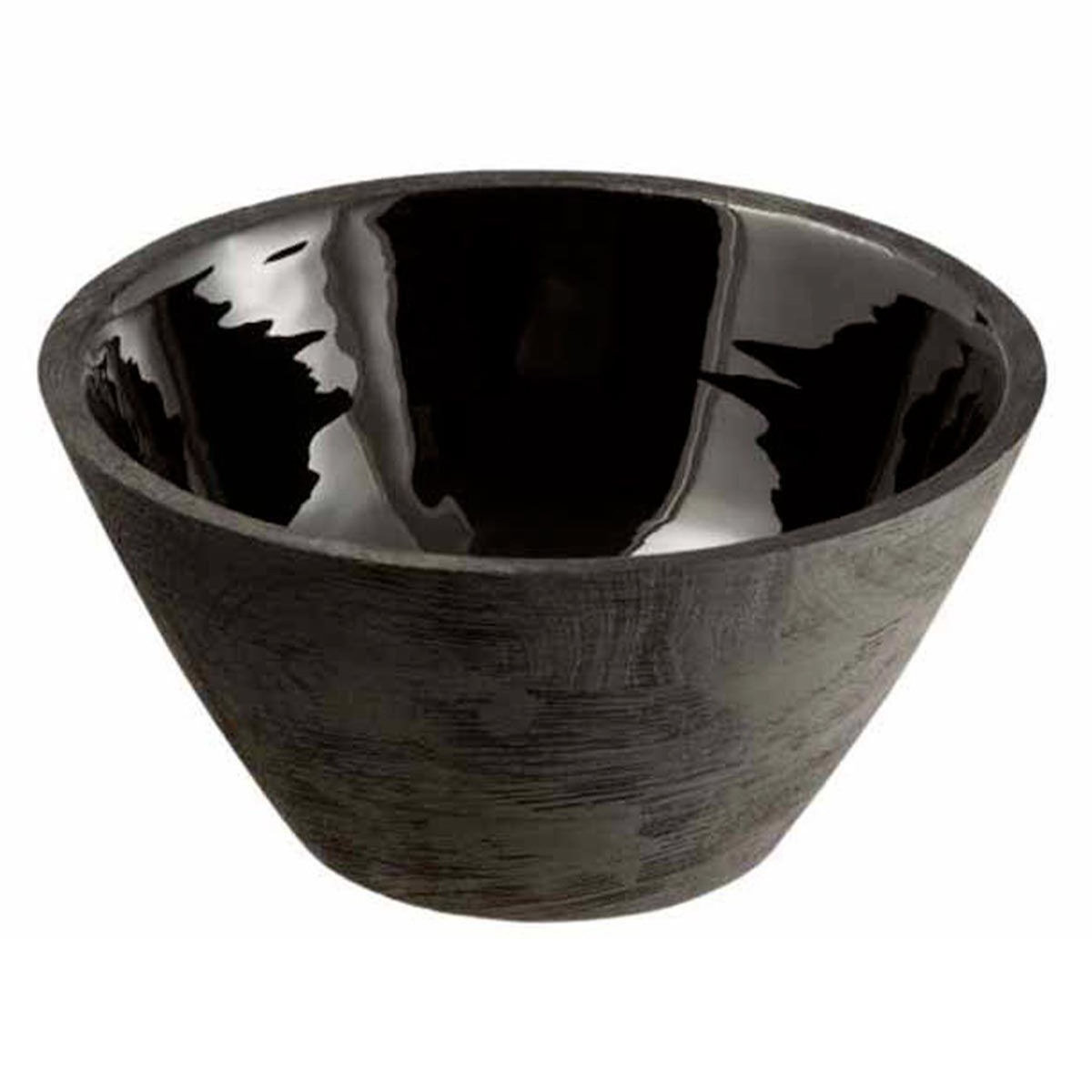 Paris Prix Saladier Rond en Bois  Pyra  23cm Noir