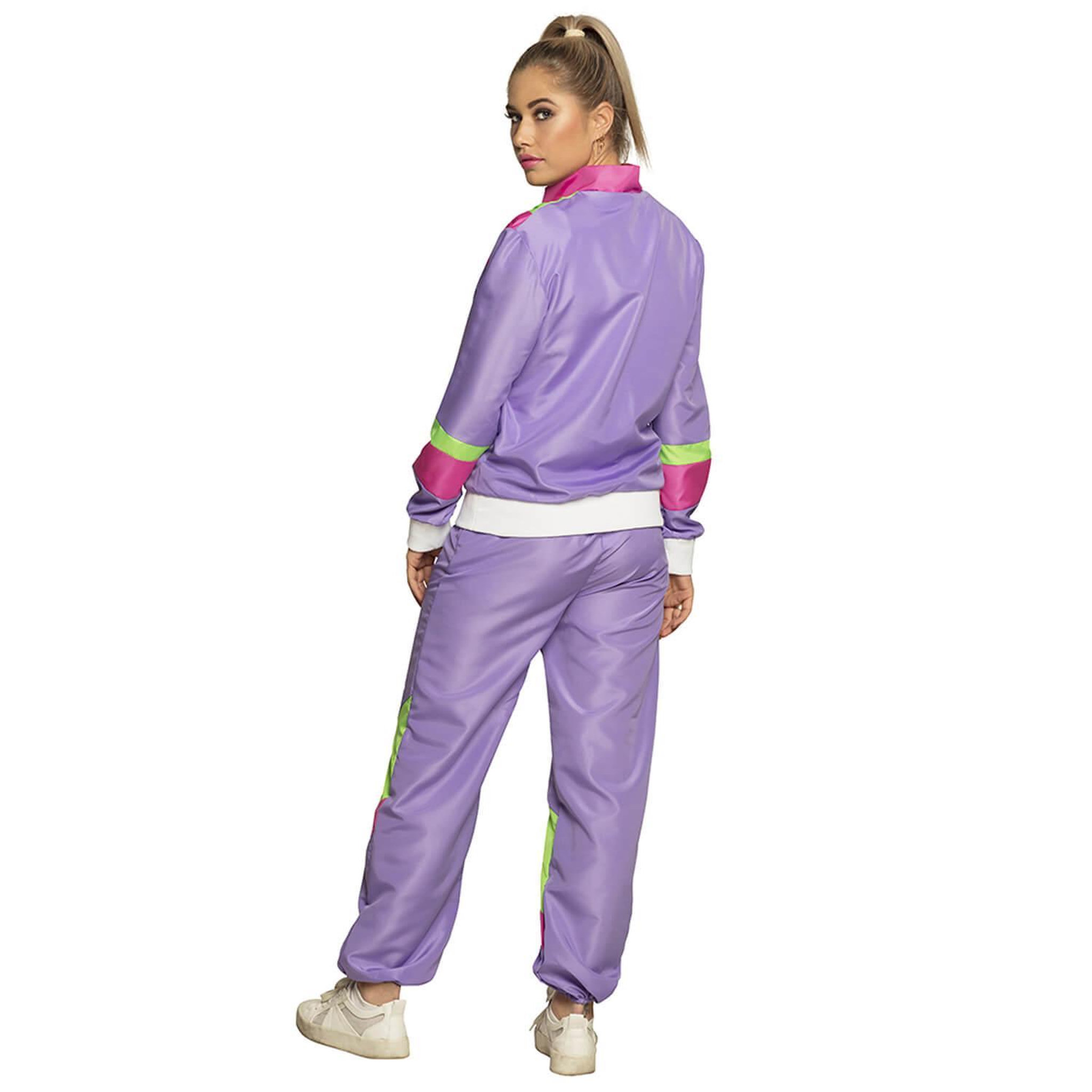 Voir la diapositive 4 : Boland Déguisement Survêtement Rétro - Violet - Femme - M