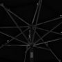 Voir la diapositive 5 : VIDAXL Parasol de jardin a 3 niveaux avec mat en aluminium noir 3 m