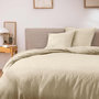Voir la diapositive 3 : Paris Prix Parure de Lit 3 Pièces  Meline  260x240cm Sable