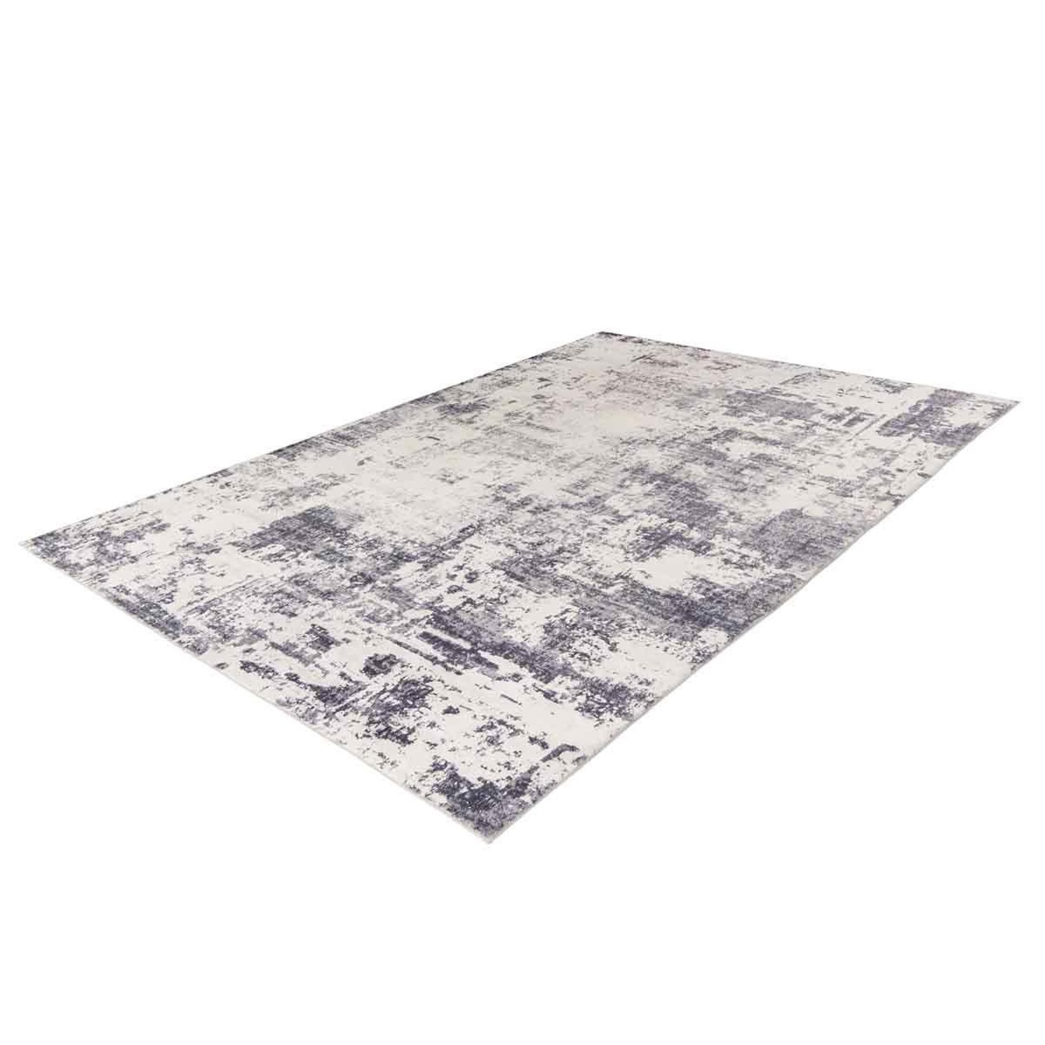 Voir la diapositive 2 : Paris Prix Tapis Tissé à Poils Courts Vintage  Ilian VIII  Gris